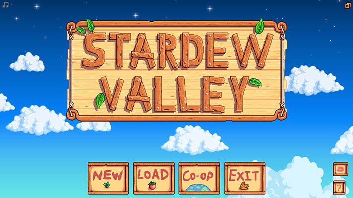 Stardew Valley tela de abertura