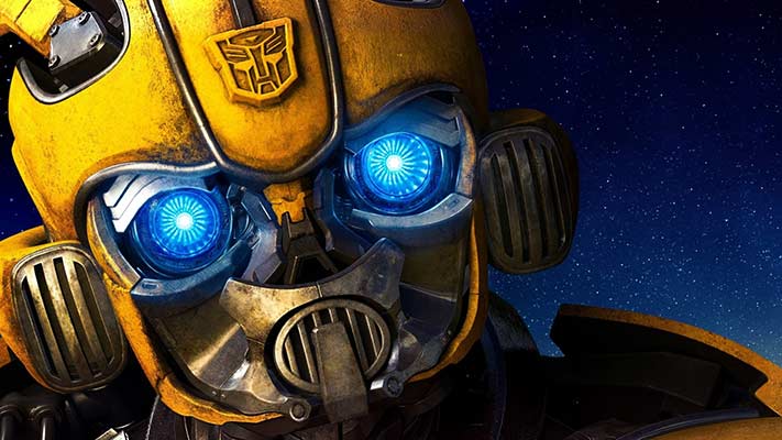 Foto aproximada de Bumblebee do filme Transformers