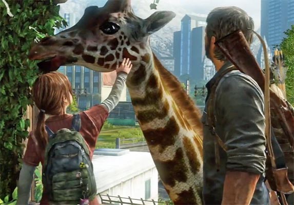 Ellie e a girafa the last of us