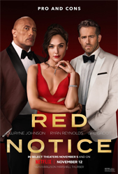 alerta vermelho red notice netflix gal gadot dwayne johnson ryan reynolds