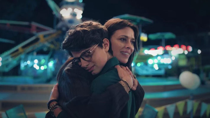 Andrea e a mãe