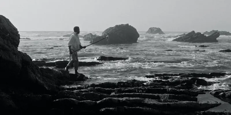 João pescando