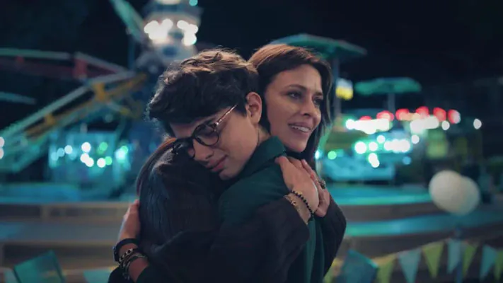 Andrea e a mãe